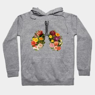 Breathing Spring Flower Lungs by Tobe Fonseca Hoodie